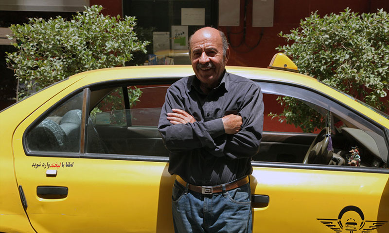 مهربان ترین راننده تاکسی ایران 