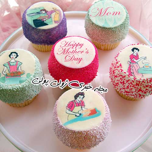 کاپ کیک به مناسبت روز مادر