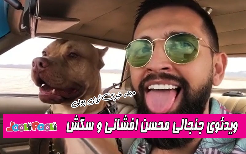 ویدئوی جنجال برانگیز محسن افشانی و سگش در اینستاگرام!