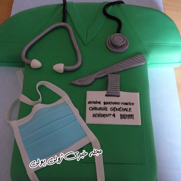 کیک روز پزشک ایام کرونا