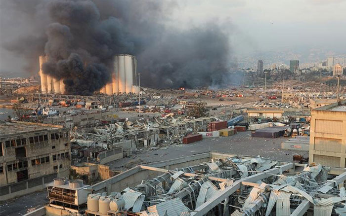 تصاویر آخرالزمانی از انفجار مهیب بیروت