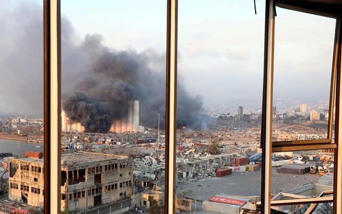 عکسهای انفجار بندر بیروت